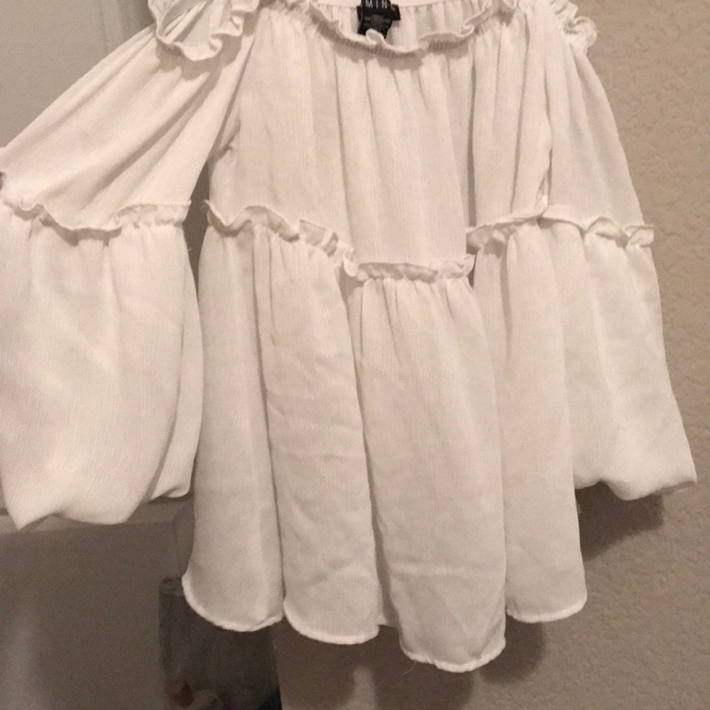 white off the shoulder top